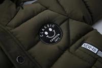 Chaqueta de Piel Cálida con Cuello de Piel para Niños Moda de Invierno con Capucha y Cremallera - details 18
