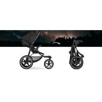 Silla de Paseo Ligera 22 Kilos Reclinable desde el Nacimiento 3 Ruedas Neumáticas UV 50+ Negro - details 6