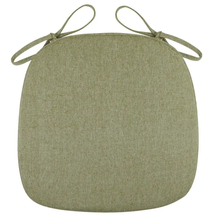 Color sólido antideslizante lavable extraíble para jardín cocina Oficina comedor silla almohadilla decoración del hogar asiento cojín silla cojines - 1