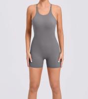 Mono de yoga Peach para levantamiento de glúteos y espalda hermosa para correr al aire libre para mujer, ejercicio ajustado, mono de fitness de secado rápido - details 36