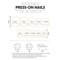 Uñas artificiales de cobertura completa para mujer y niña, uñas postizas cuadradas de estilo Halloween, manicura DIY - details 7