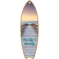 Cartel colgante de madera para tabla de surf, cartel de pared para playa, decoración del hogar, cafetería y Bar, temática de verano al aire libre - details 28