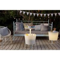 Mesa Nevera para Exterior y Jardín, Ratán, Color Crema, Capacidad 30 L, 45 latas - details 18