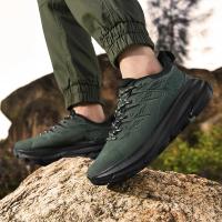 Zapatillas de Correr Antideslizantes de Cuero Nubuck Calzado Deportivo Casual para Hombres - details 22