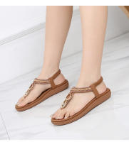 Sandalia Plana Mujer 2025 Boho Chic con Hebillas Metálicas de Lujo - Zapatos de Verano Cómodos para Playa, Fiesta y Diario, Moda Primavera-Verano Elegante - details 20