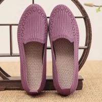 Zapatos de tela antiguos de Beijing, zapatos de malla tejidos con mosca transpirable, zapatos de fondo planos antideslizantes para personas de mediana edad y mayores - details 2