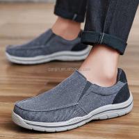 Nuevos zapatos funcionales de lona de alta calidad, zapatillas informales sin cordones de talla grande 47 para hombre, mocasines, zapatos clásicos para correr en la ciudad, marca - details 6
