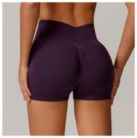 Pantalones cortos de yoga de cintura alta sin costuras, pantalones deportivos para apretar la cintura y levantar la cadera, usados ​​como pantalones cortos para correr - details 7