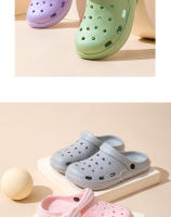 Baotou Dongdong-Zapatillas de dibujos animados para mujer, sandalias transpirables de suela gruesa, zapatos de playa, Verano - details 17