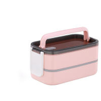 Caja De Almuerzo Térmica De Acero Inoxidable De Doble Capa Portátil Para Estudiantes y Trabajadores Ideal Para Microondas - details 3