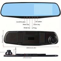 Cámara De Vigilancia De Coche Con Grabación Dual En Espejo Retrovisor Y monitoreo De Coche Con Grabación Frontal Y Trasera - details 11