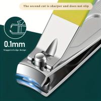 Juego de manicura profesional, Kit de pedicura profesional con gradiente de acero inoxidable, tijeras para uñas, Kit de aseo con Estuche De Viaje de cuero - details 2