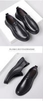 Zapatos de cuero profesionales para hombres Suave, genuino, cubierto de pie, perfecto para edades medias y mayores - details 6