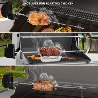 Asador giratorio para barbacoas, universal, para la mayoría de las parrillas de gas, accesorios de cocina para barbacoas - details 3