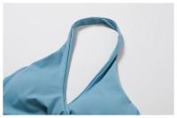 Mujeres Sexy belleza espalda gimnasio correr Push Up Yoga deportes sujetadores transpirable envuelto Yoga deportes sujetadores copa triangular ropa interior femenina - details 30