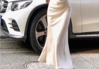 Vestido de noche de gama alta certificado blanco, regalo de cumpleaños elegante de verano para mujer de satén de acetato francés - details 8