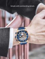 Reloj de Cuarzo de Lujo para Hombres CURREN 8391 Correa de Cuero Automático Moda Deportiva y Ocio - details 3