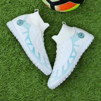 Botas de fútbol profesionales para hombres, zapatos de fútbol FG/TF, tacos de tobillo alto para niños pequeños, zapatillas de fútbol de césped, zapatos de entrenamiento de Futsal - details 6
