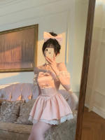 Vestido camisola de manga voladora pequeña estilo ballet francés para mujer, sentido del diseño de primavera y verano, falda corta de princesa con - details 0