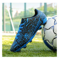 Zapatos de fútbol para hombre, botas de fútbol para exteriores, zapatos de tacos de fútbol para niños, zapatillas de entrenamiento antideslizantes transpirables, entrenadores de Futsal de césped - details 12