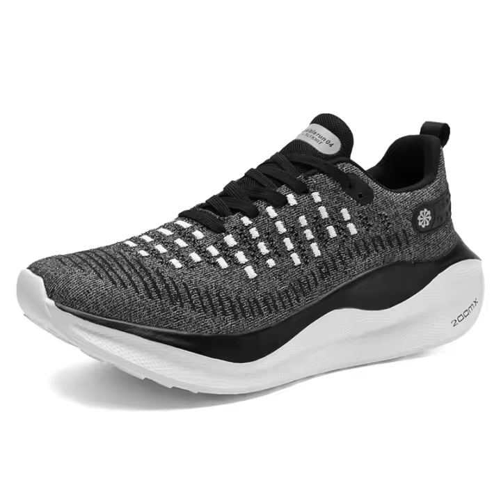 Zapatos de punto con mosca para hombre, zapatillas deportivas para correr, ultralivianas - 1