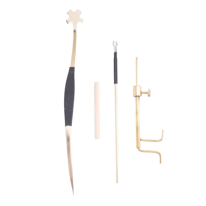 Kit de herramientas de Luthier de Violín de latón, juego de poste de sonido, herramienta de instalación de poste de sonido, herramientas de reparación de fabricación de violín - 1