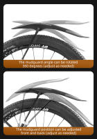 Guardabarros de Bicicleta de Montaña ROCKBROS 26-29 Pulgadas Lanzamiento Rápido Duradero Innovativo Accesorios para Bicicletas de Plástico Antirrasguños Hecho en China - details 7
