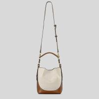 Bolso de Lona con Detalles de Moda Leten Bolso Cruzado de Cuero PU de Alta Gama con Correa Ancha - details 3