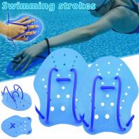 Guantes de buceo para deportes acuáticos de estilo libre para niños y adultos, manoplas de mano con cincha, aletas de entrenamiento, paletas de natación, paletas de mano para nadar - details 0
