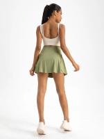 Falda de tenis plisada con bolsillos para mujer, pantalones cortos, faldas atléticas, faldas cruzadas de cintura alta para gimnasio, Golf, faldas deportivas de entrenamiento - details 42