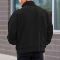 Chaqueta de color liso con cuello alto y media manga larga, para hombre - details 20