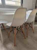 Pack de 4 sillas Dinamarca - Estilo nórdico - Patas de Madera - Varios colores. - details 4