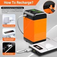 Bomba de ducha eléctrica portátil para acampar al aire libre, IPX7 a prueba de agua con pantalla digital, camping - details 5