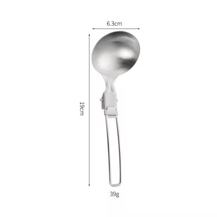 Utensilios de cocina plegables de acero inoxidable 304 Multifuncionales para acampar al aire libre - 1