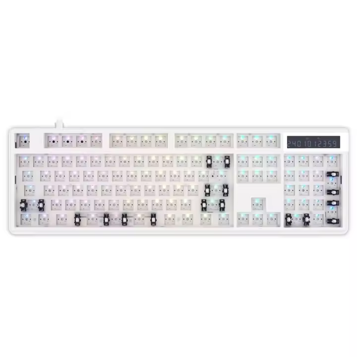 Kit de Teclado Profesional SKYLOONG GK104 Sin Palanca Retroiluminado RGB Inalámbrico QWERTY Layout - 1