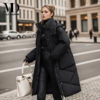 New Snow Wear Winter Coat for Women Down Jacket Warm Casual Loose Hooded Winter Women Jacket Long Parkas - details 4