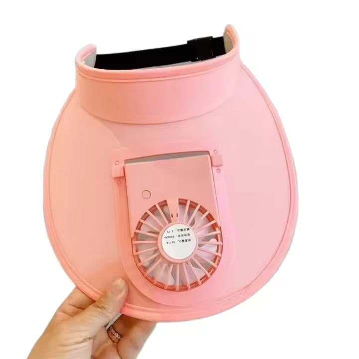 Sombrero protector solar para viajes al aire libre, gorra deportiva, visera para ventilador, senderismo, novedad - 1