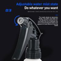 Botella de Spray de 750ML, botella de líquido blanca vacía, ligera, duradera, resistente al ácido, para lavado de coches - details 3