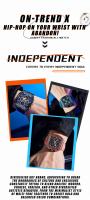 SMAEL-reloj Digital para hombre, pulsera deportiva de silicona, multifuncional, resistente al agua, LED - details 2