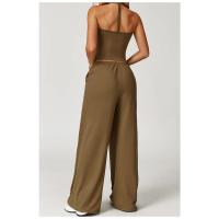 Pantalones rectos para mujer, pantalones de Yoga de cintura alta, entrenamiento para correr, mallas acampanadas, pantalones de Yoga para deportes al aire libre, pantalones atléticos - details 13