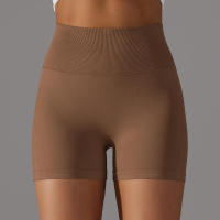 Hamidou pantalones cortos de Yoga para mujer, Shorts de Fitness para correr, ciclismo, transpirables, cintura alta, entrenamiento, gimnasio, Verano - details 15