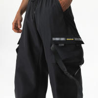 Pantalones de trabajo de marca de moda de verano para hombre, pantalones largos holgados e informales ajustados, pantalones largos de moda - details 12