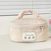 Bolsa de almacenamiento de cosméticos creativa para regalo, bolsa de maquillaje portátil INS con cremallera y asa, estuche de cosméticos para mujer - details 4