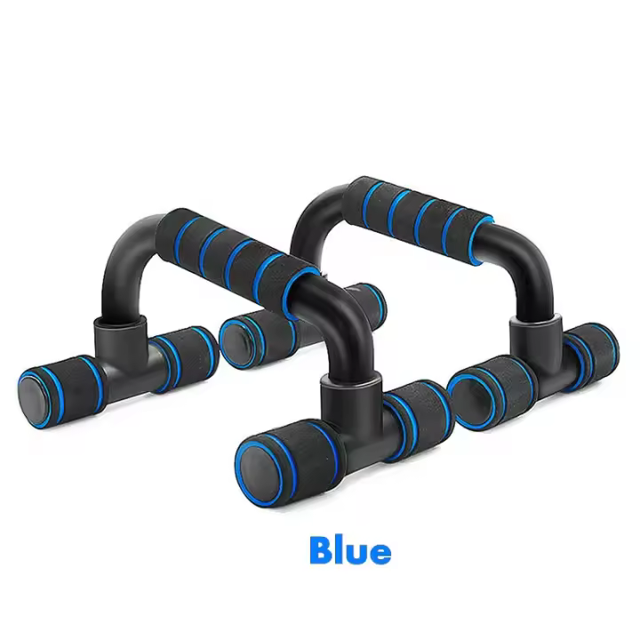 Estante de flexiones en forma de U, equipo de Fitness, agarre de esponja de mano, barra de entrenamiento muscular, pecho, gimnasio en casa, culturismo, 1 par - 1