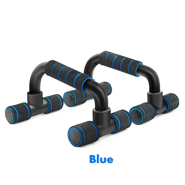 Estante de flexiones en forma de U, equipo de Fitness, agarre de esponja de mano, barra de entrenamiento muscular, pecho, gimnasio en casa, culturismo, 1 par - 1