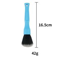 Cepillo para detalles de coche, cerdas suaves, Interior, limpieza de huecos, lavado de coches, estilo largo y corto opcional - details 10