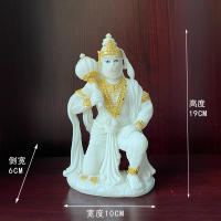 Estatua de Buda indio, rey, mono, artesanía de resina, adorno de estatua de Hanuman - details 2