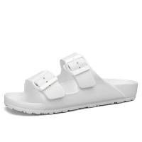 Zapatillas deslizantes suaves ajustables de verano para hombre, zapatillas planas de EVA, zapatillas antideslizantes ligeras, envío triangular - details 1