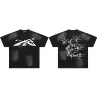 2025 Camisas casuales básicas de moda de verano, camisetas holgadas de algodón puro para hombres y nuevas camisas de manga corta para parejas con estampados de logotipos en la parte delantera - details 11