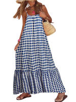 Vestido Boho Largo sin Mangas Vestido de Playa Bohemio para Mujer en Verano - details 19